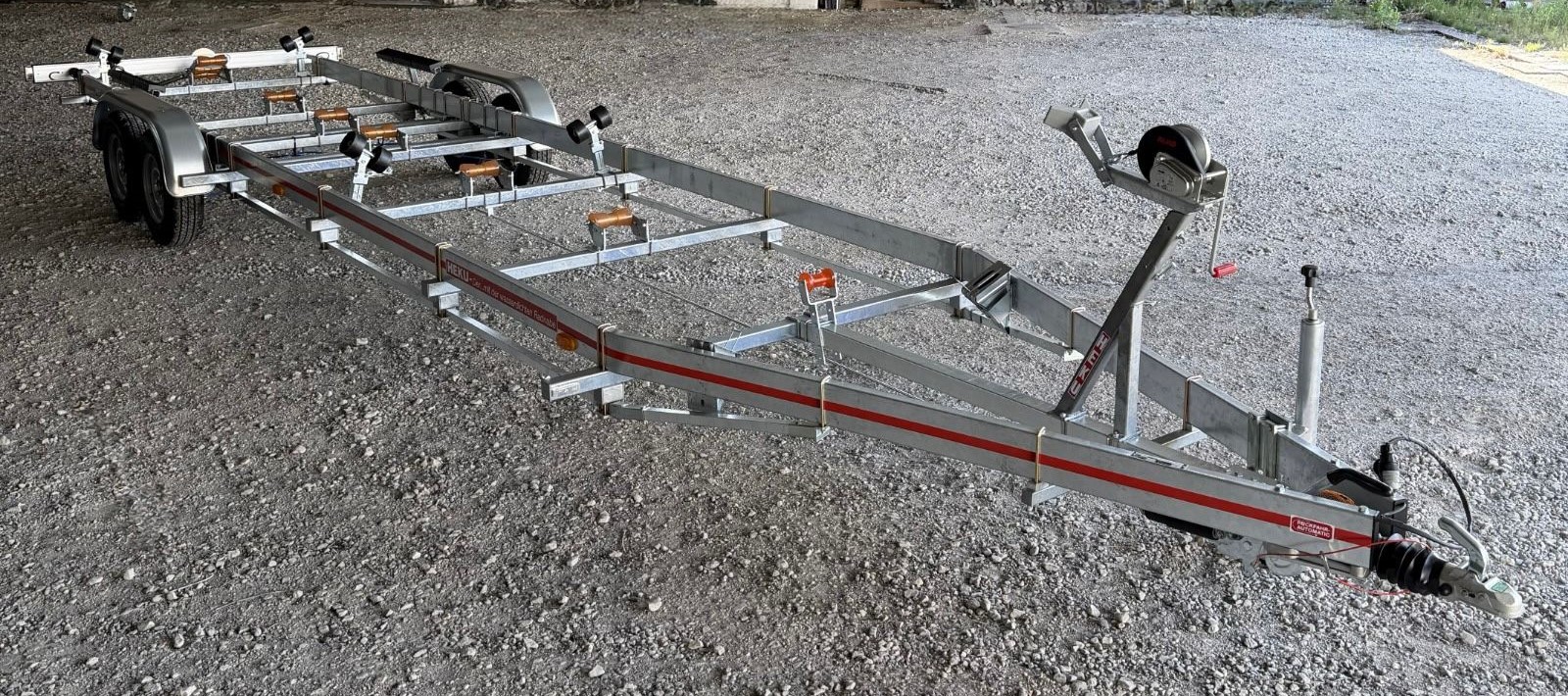 HEKU B 3500 Tandem-Bootsanhänger im Originalfoto