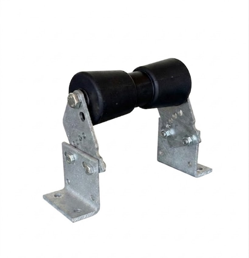 Kielrolle mit Halter Ø 90×200 höhenverstellbar